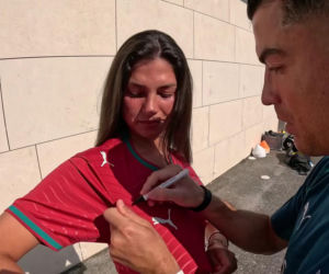 Cristiano Ronaldo i Celine Dept