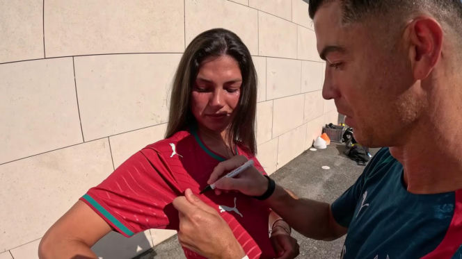 Cristiano Ronaldo i Celine Dept
