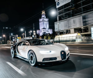 Bugatti Chiron na ulicach Warszawy