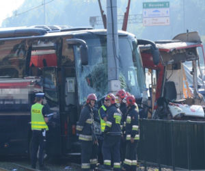 Gdańsk: Zderzenie tramwaju z autokarem! [ZOBACZ ZDJĘCIA]