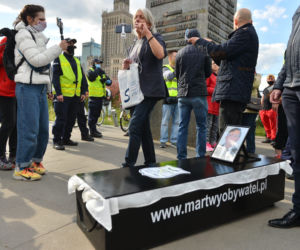 Protest przedsiębiorców pod kancelarią premiera