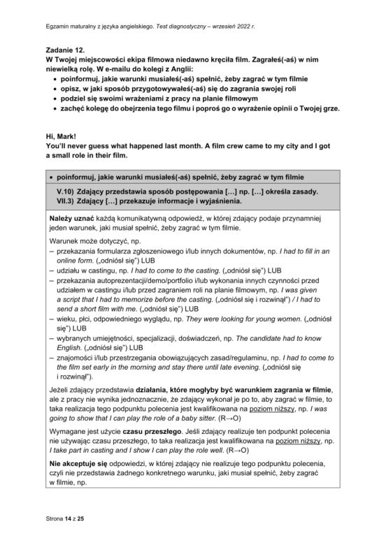 Matura próbna 2023: angielski. Oficjalne odpowiedzi CKE i zasady oceniania [30 września 2022]