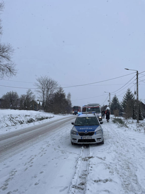 Śnieżyca w Świętokrzyskiem. Były wypadki i kolizje
