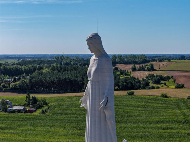 Poświęcenie pomnika Matki Boskiej w Konotopiu