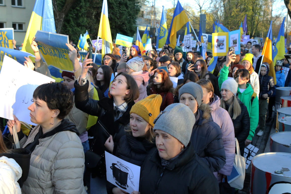  "Stop finansowaniu wojen". Manifestacja w Warszawie