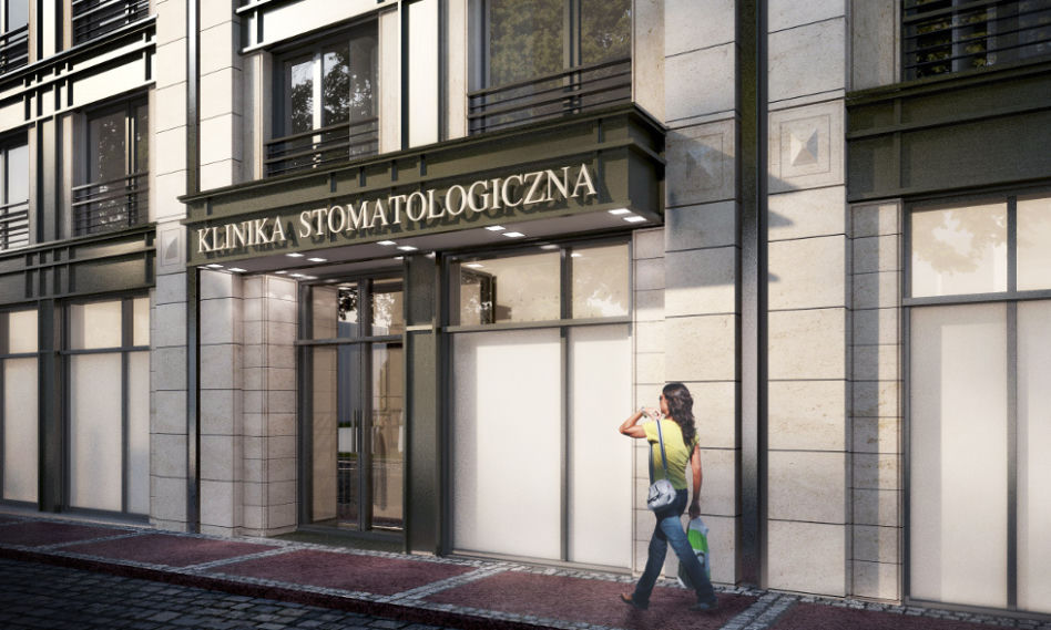 Budynek mieszkalny przy szczecińskiej starówce 