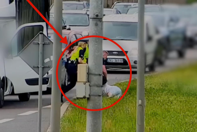 Pożyczył auto dla zabawy. Policjanci wyciągnęli kierowcę z samochodu i powalili na ziemię!