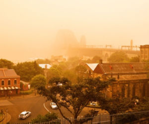 Burza piaskowa nad Sydney