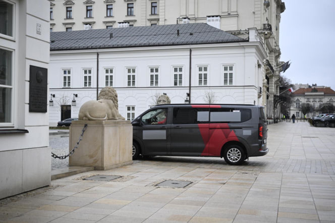 Kacper Tomasiak i skoczkowie u prezydenta