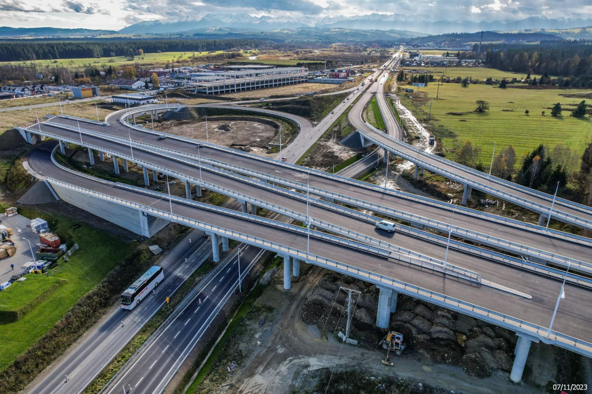 Budowa zakopianki DK 47 Rdzawka - Nowy Targ