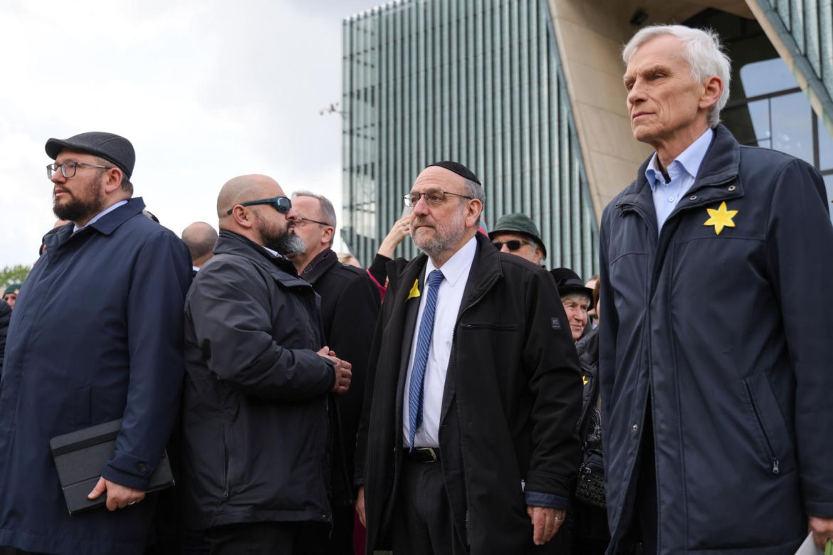 Oficjalne uroczystości z okazji 81. rocznicy wybuchu powstania w getcie warszawskim