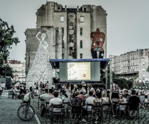 Kino plenerowe na Wyspie Słodowej