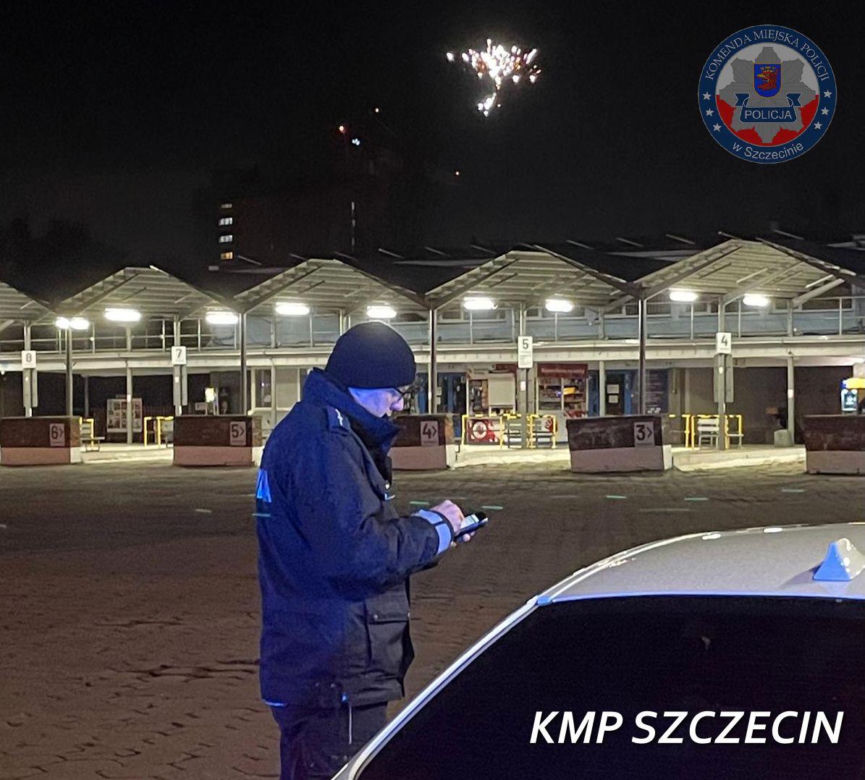Szczecińscy policjanci dbali o bezpieczeństwo w noc sylwestrową
