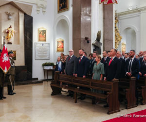 Karol i Marta Nawroccy na obchodach Święta Wojska Polskiego