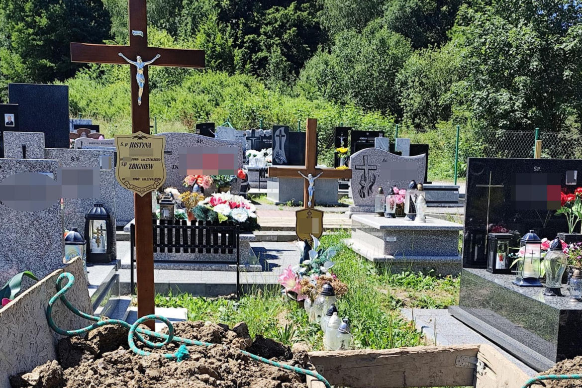 Tragedia w Starej Wsi. Pogrzeb Justyny i Zbigniewa