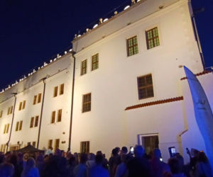 Nowa iluminacja Zamku Książąt Pomorskich w Szczecinie