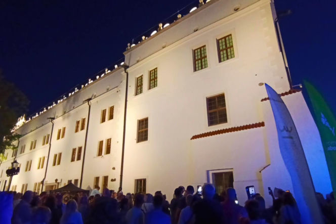Nowa iluminacja Zamku Książąt Pomorskich w Szczecinie