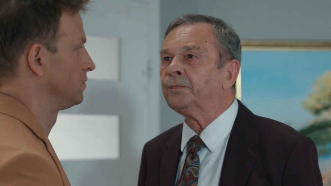 Barwy szczęścia, odc. 3280.  Czesław (Marian Jaskulski), Łukasz (Michał Rolnicki)