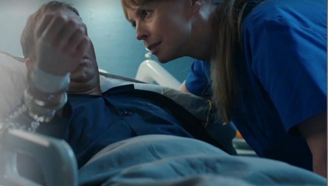 Barwy szczęścia odc. 3317. Agnieszka (Katarzyna Tlałka), Łukasz (Michał Rolnicki)