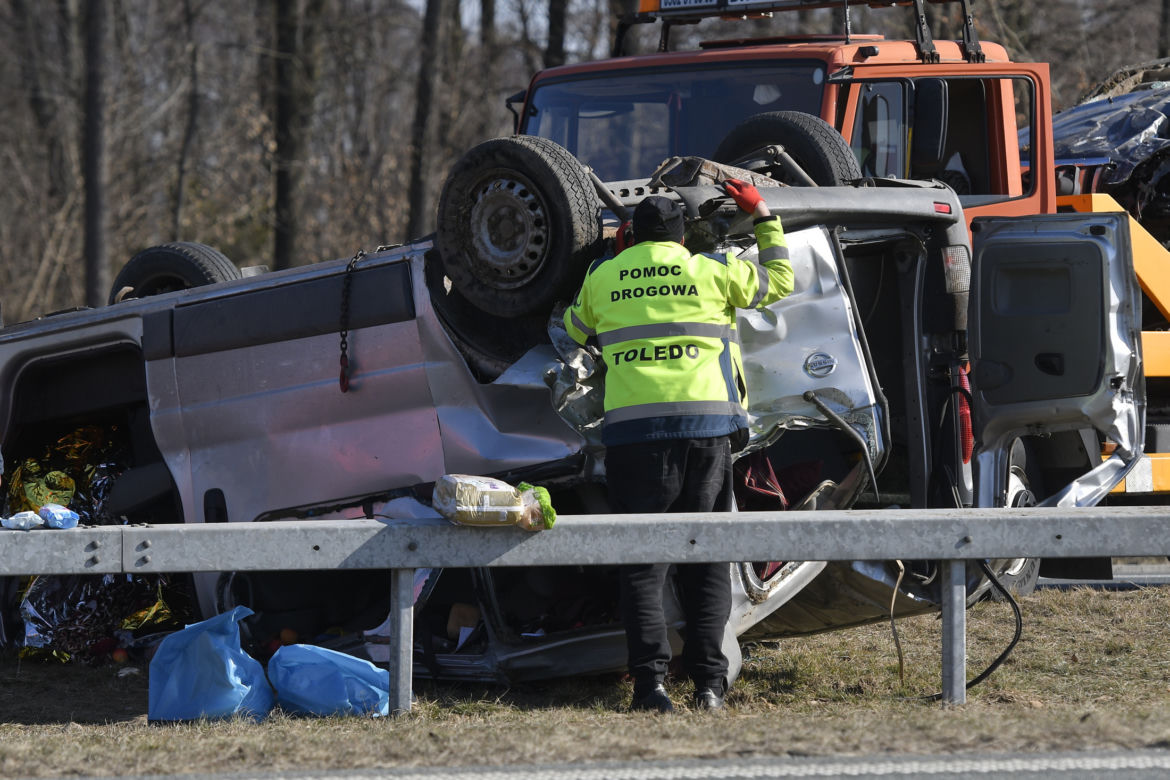 Drogowa masakra na S17. 13 osób w szpitalu, w tym dzieci. Większość to Ukraińcy