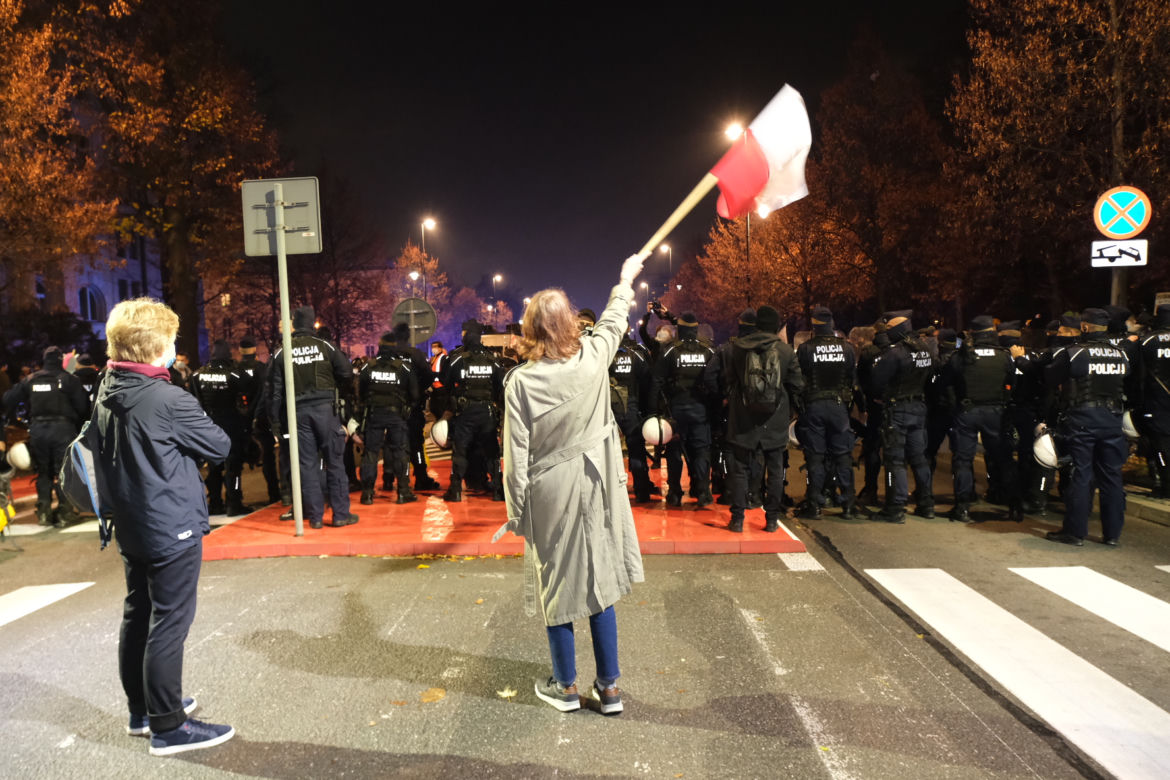 Blokada Sejmu przez Ogólnopolski Strajk Kobiet