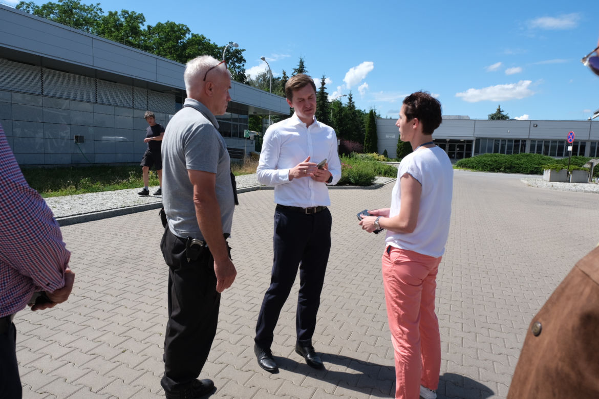 Kontrola poselska w oczyszczalni ścieków "Czajka"
