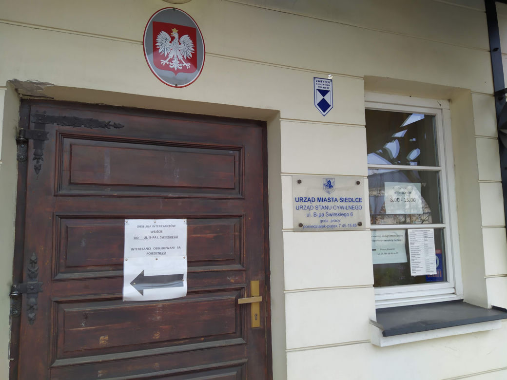 ZOBACZ ZDJĘCIA: remont budynku Urzędu Stanu Cywilnego w Siedlcach