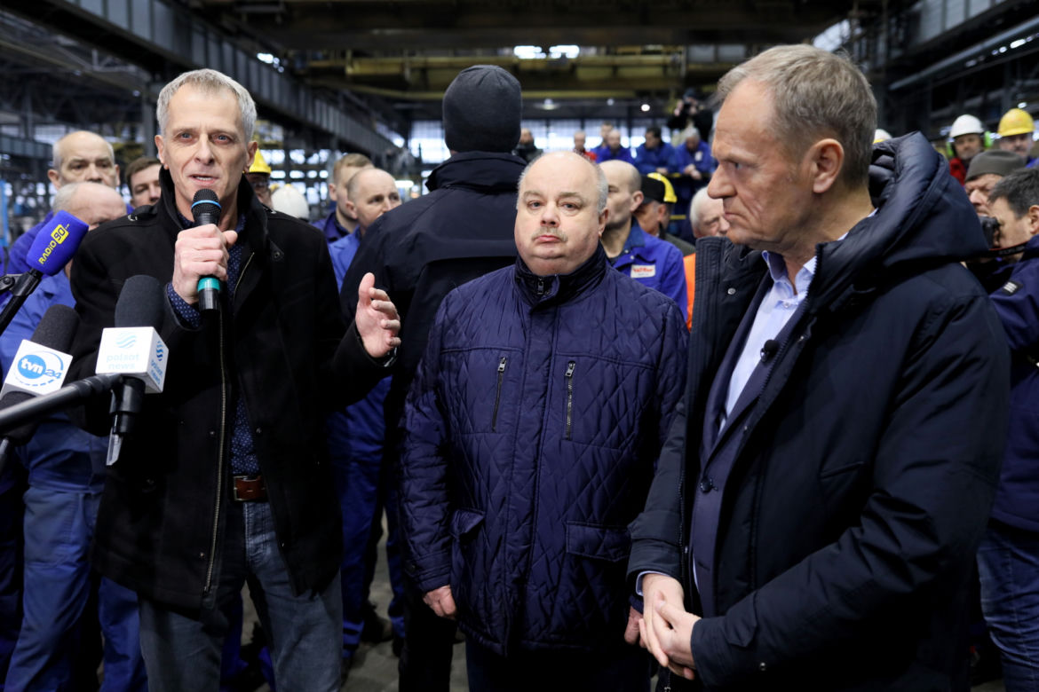 Donald Tusk w Rafako w Raciborzu