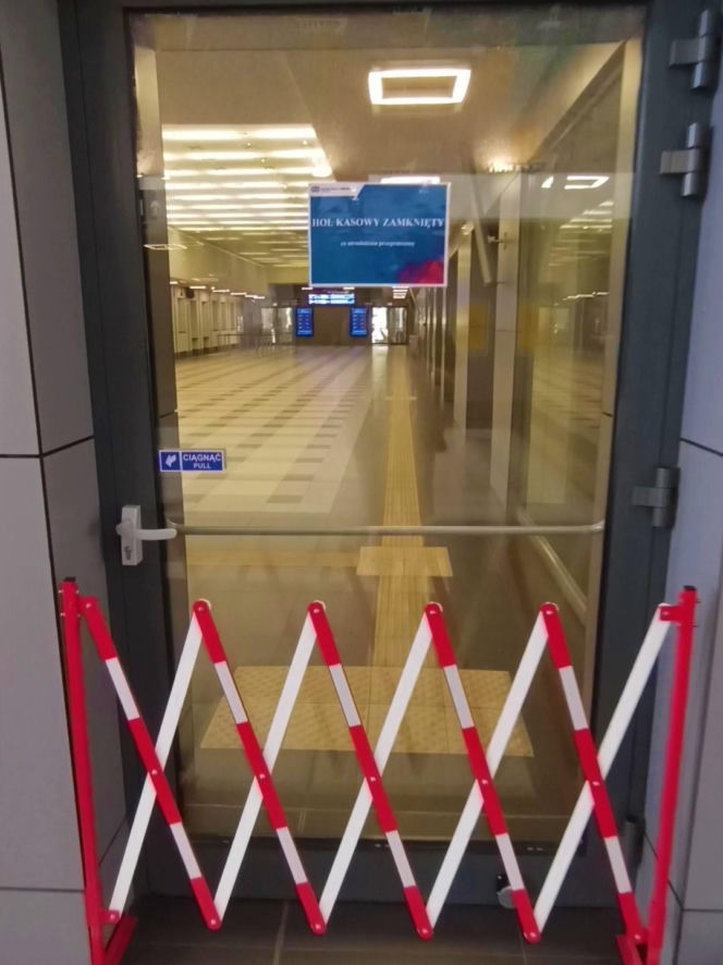 Awaria na dworcu w Szczecinie