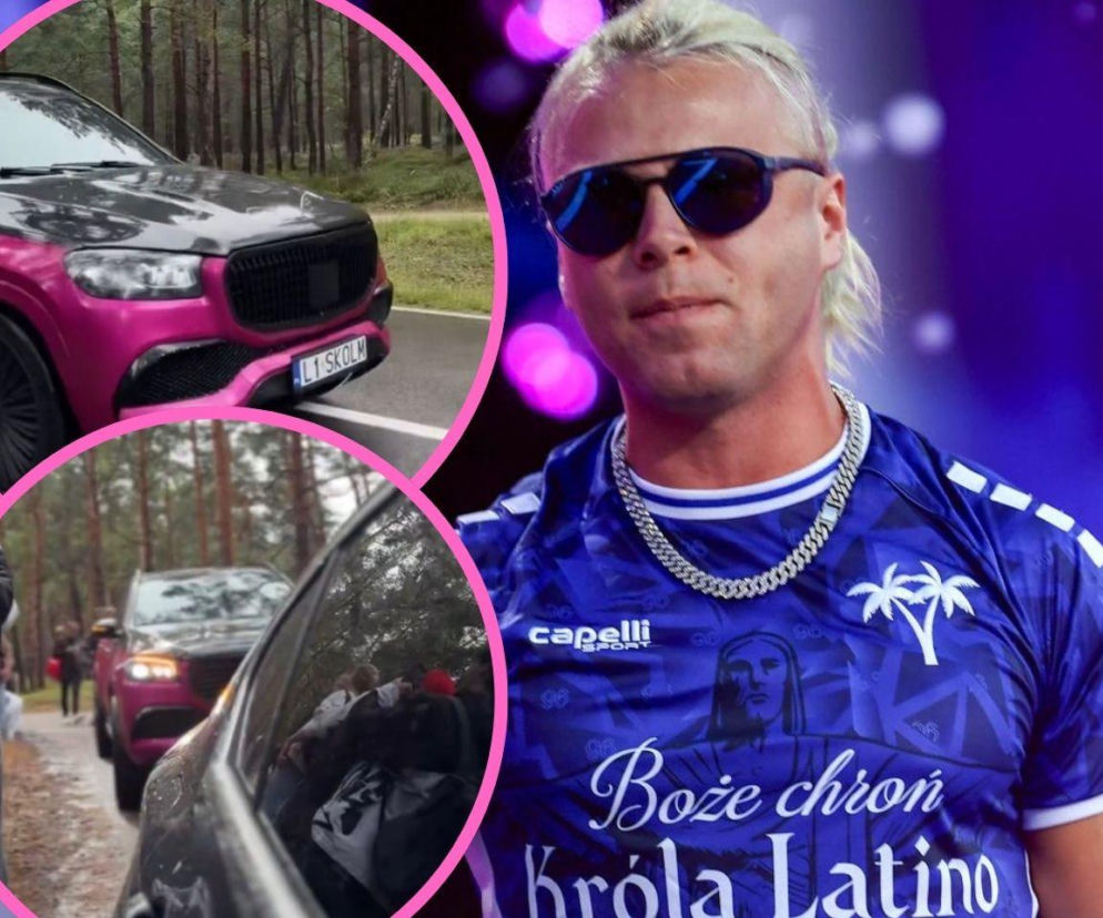 Skolim w okularach. Na miniaturach jego różowe auto. O wizycie piosenkarza w rezydencji prezydenta przeczytasz na Eska.