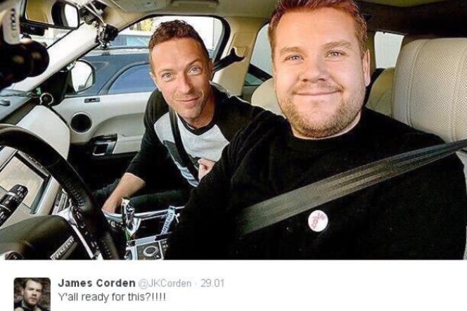 Chris Martin w Carpool Karaoke. Lider Coldplay w aucie Jamesa Cordena da czadu?