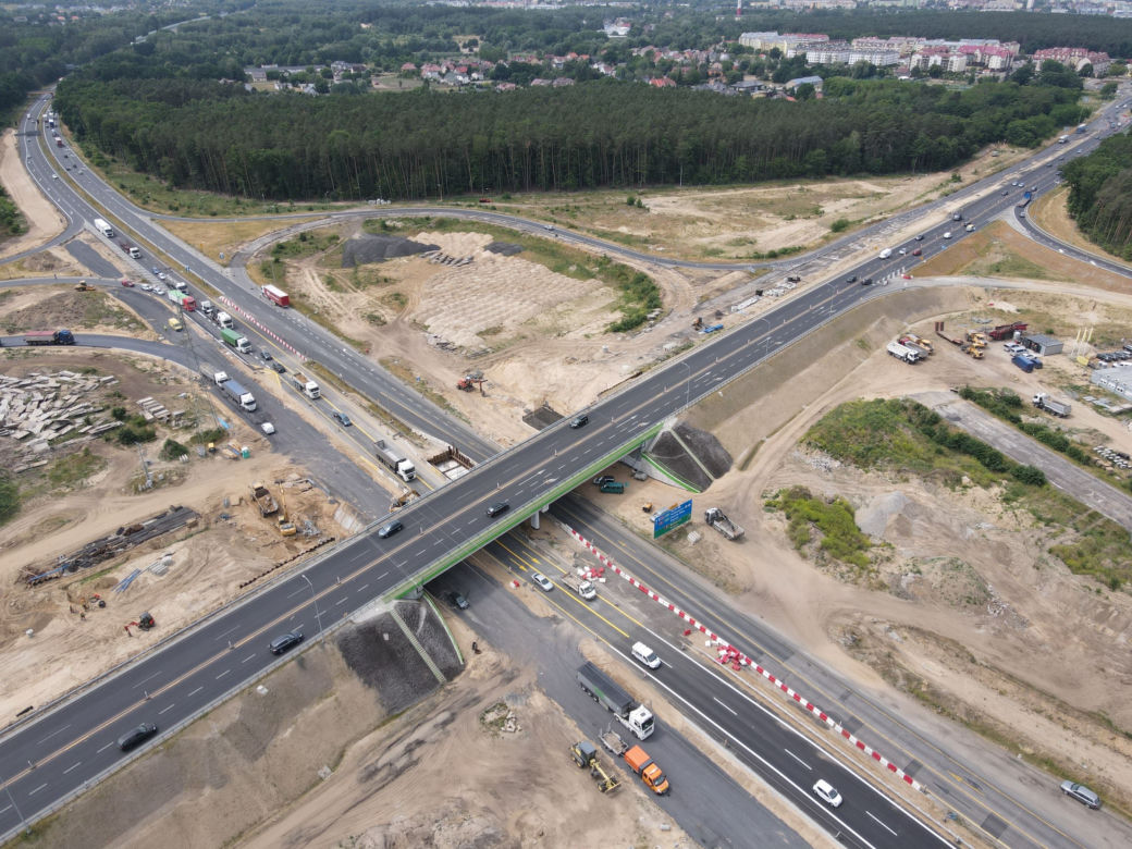 Przebudowa węzła Kijewo - czerwiec 2021