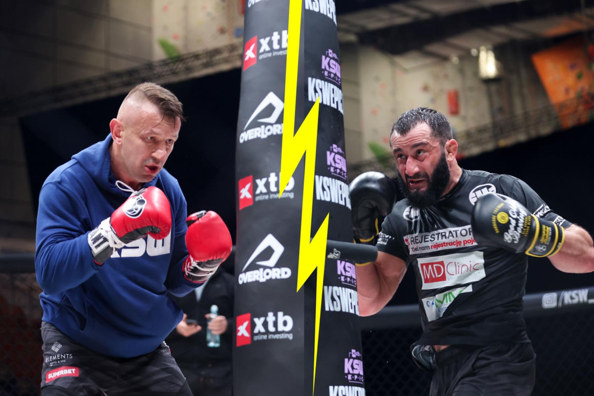 Trening medialny Adamek - Khalidov