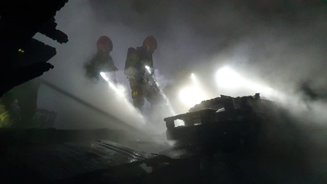 Rezerwat Dzikich Dzieci pożar