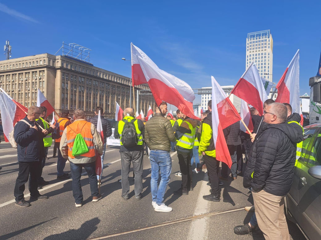Protest rolników w Krakowie. 20.03.2024