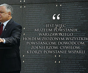 Historyczne przemówienie Lecha Kaczyńskieg