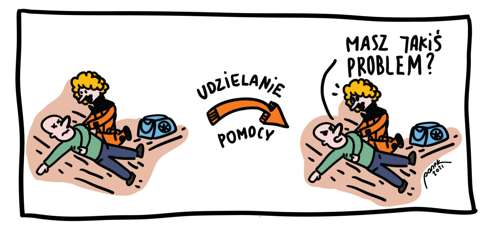 Pogotowie z przymrużeniem oka