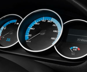 Renault Fluence Z.E. - wskaźniki