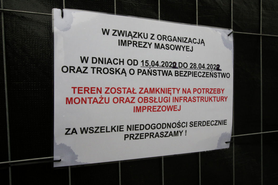 Impreza masowa na pl. Piłsudskiego
