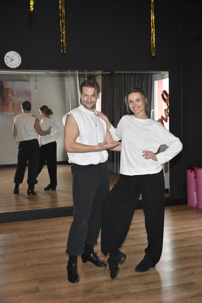 Sebastian Fabijański na probach do "Tańca z Gwiazdami"