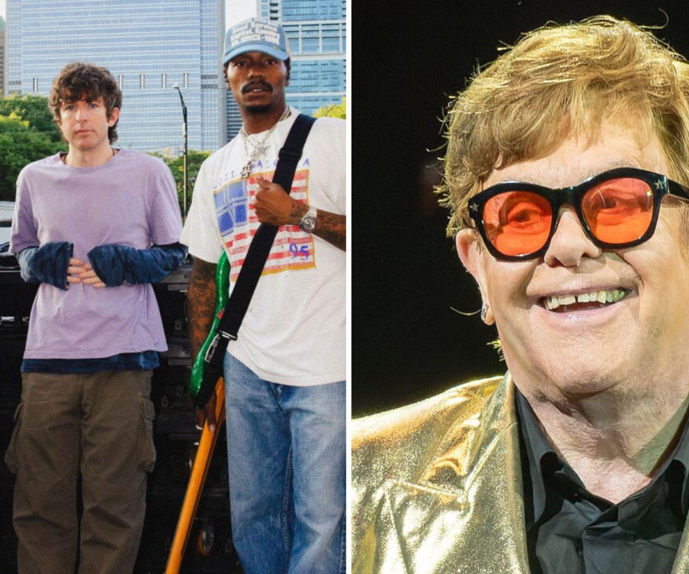 Muzycy zespołu Turnstile. Obok na miniaturze Elton John. O wspólnej płycie artystów przeczytasz na EskaRock.