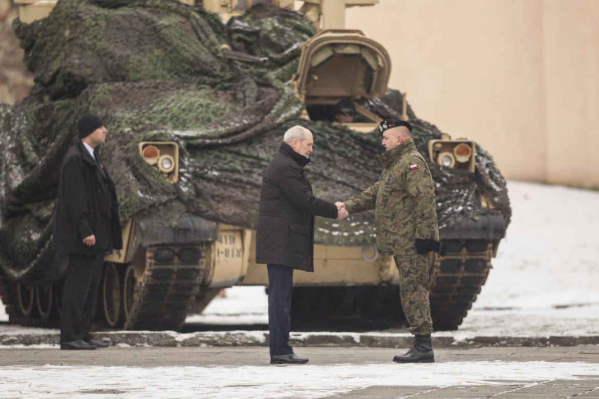 OFICJALNA UROCZYSTOŚĆ POWITANIA WOJSK AMERYKAŃSKICH W ŻAGANIU 