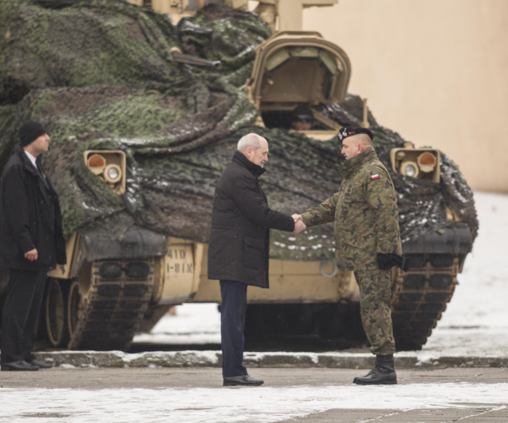 OFICJALNA UROCZYSTOŚĆ POWITANIA WOJSK AMERYKAŃSKICH W ŻAGANIU 