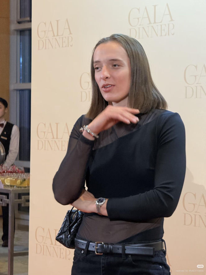 Iga Świątek na Players Party w Stuttgarcie i na innych turniejowych imprezach