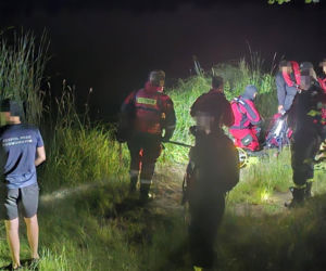 Akcja służb pod Wrocławiem. Ratownicy przeszukują jezioro Bajkał