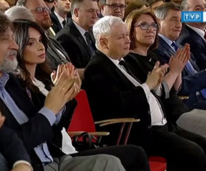 Marta Kaczyńska w ciąży podczas wręczenia nagrody im. Lecha Kaczyńskiego