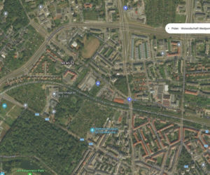Niemieckie nazwy ulic w Szczecinie na mapach Bing