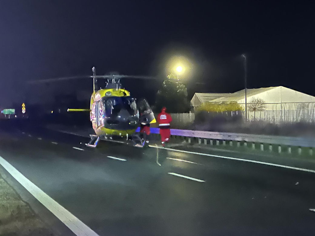 Tragiczny wypadek na krajowej "siódemce". Nie żyje pieszy