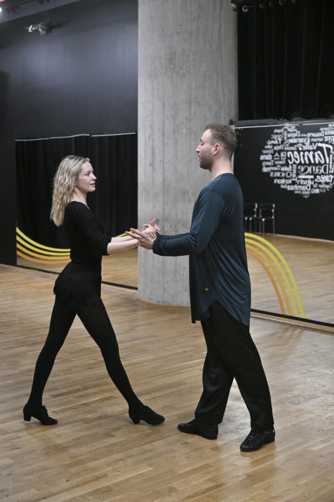 Kulesza uczy Gałązkę tańczyć