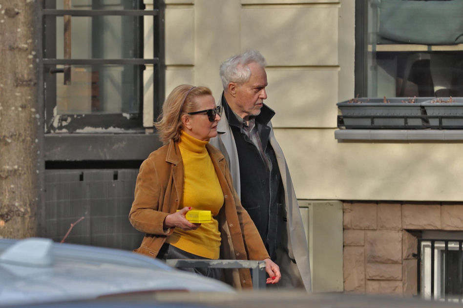Barbara Bursztynowicz na spacerze